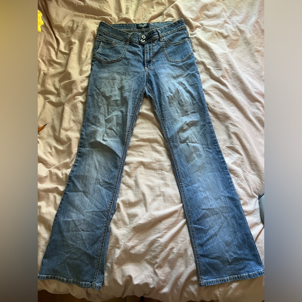Y2K angel jeans